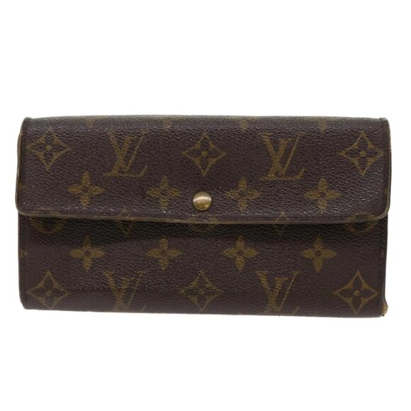 LOUIS VUITTON Monogram Portefeuille Sarah Long Wallet M60531 LV Auth 49947 - Picture 1 of 14